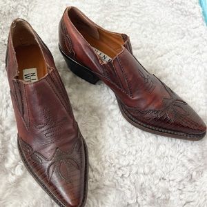 Nine West Rockie Shoes Western Leather Brazil